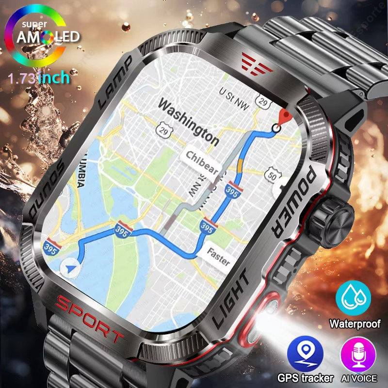 Phase Esports & Gaming Festival - Nowy Wojskowy Smartwatch GPS Męski z